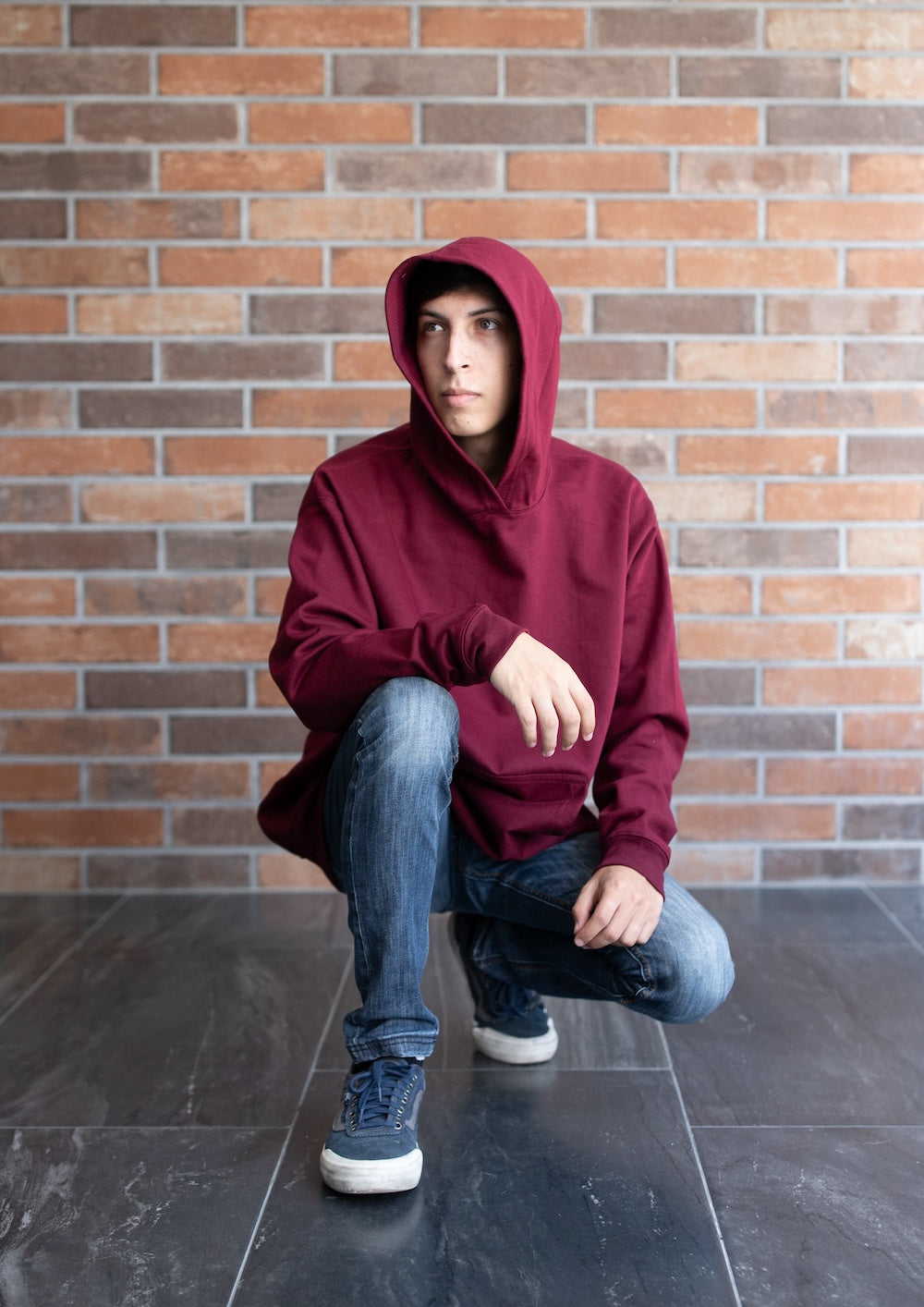Sudadera con Gorro y Cangurera